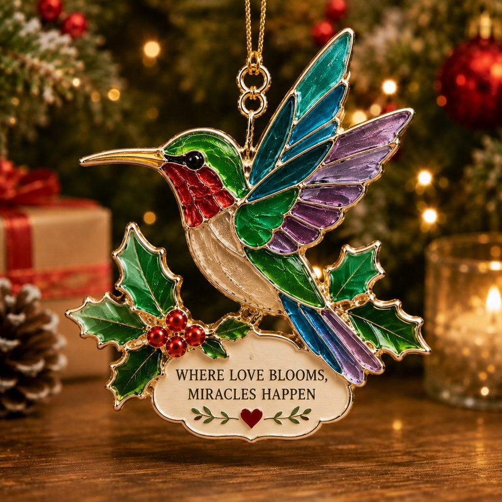 ✨ Stained Sea Glass Style Christmas Ornaments