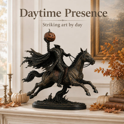 🔥Hot Sale🔥 - 🎃🏇Midnight Chase Headless Horseman Statue