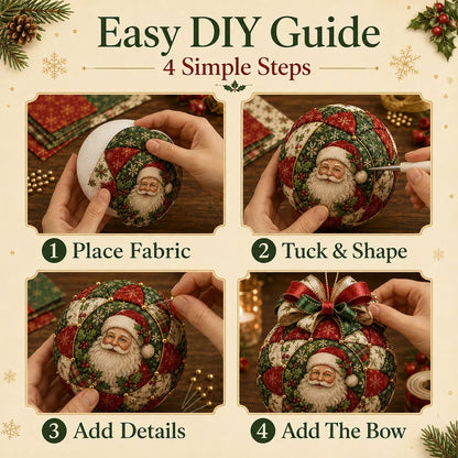 🎄Christmas Classics Patchwork Ornament DIY Kit