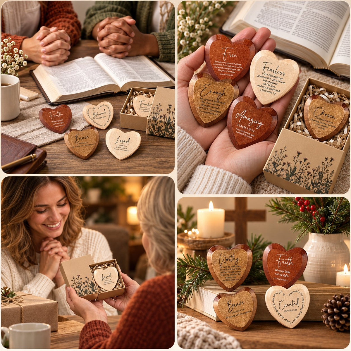 🔥Hot Sale🔥 - ✝️ Christian Pocket Heart Gift Set(Set of 12)