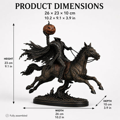 🔥Hot Sale🔥 - 🎃🏇Midnight Chase Headless Horseman Statue