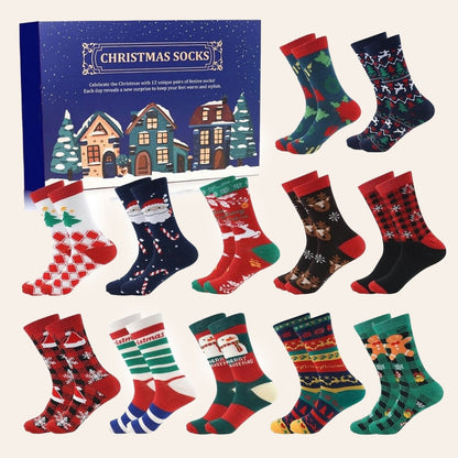 🎄 Make Every Morning Magical! 24-Day Christmas Sock Advent Box