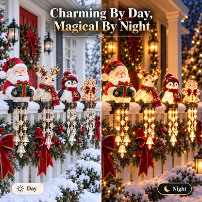🔥Hot Sale🔥 -🎄 Christmas Porch Railing Lights – 4 Festive Character Designs