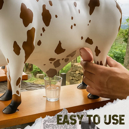 Handcrafted Bull Liquor Dispenser - Home Bar Centerpiece
