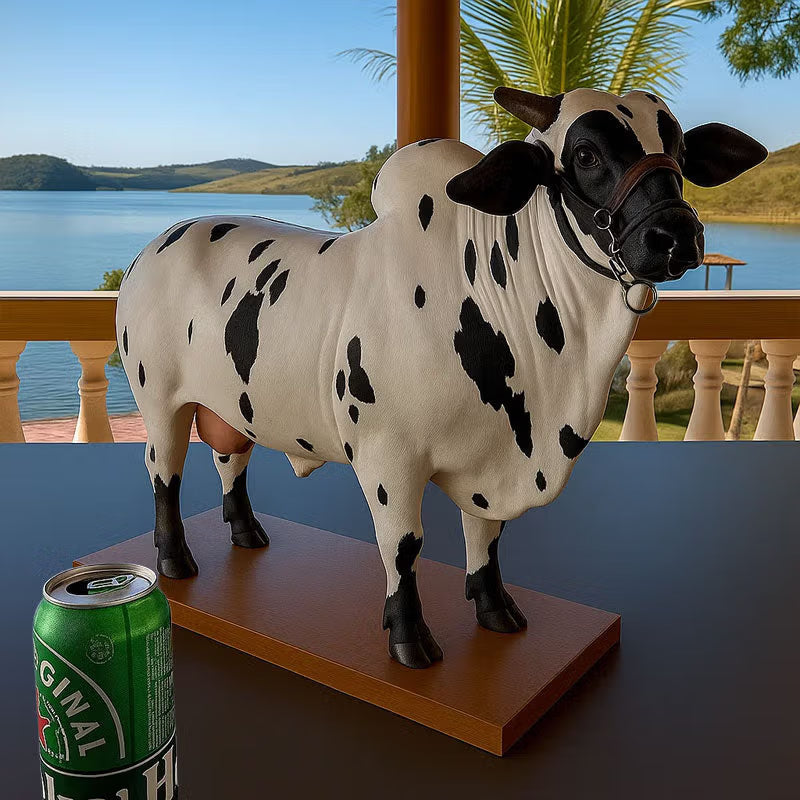 Handcrafted Bull Liquor Dispenser - Home Bar Centerpiece