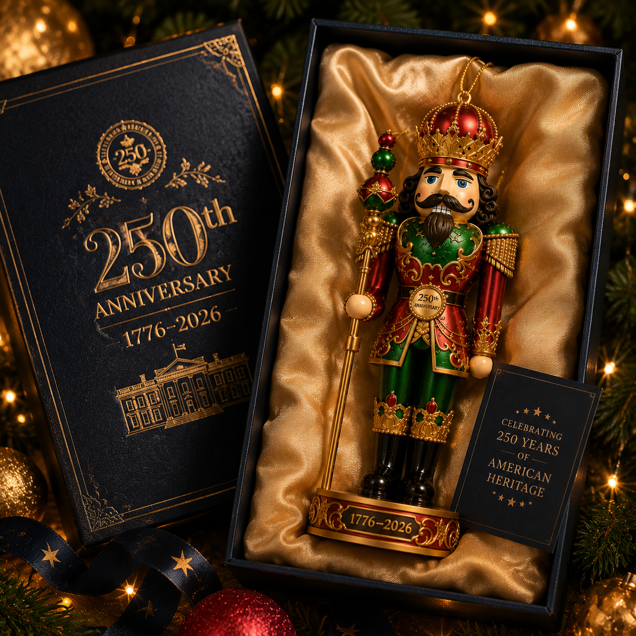 🔥2026 America 250th Anniversary Royal Nutcracker King Christmas Ornament