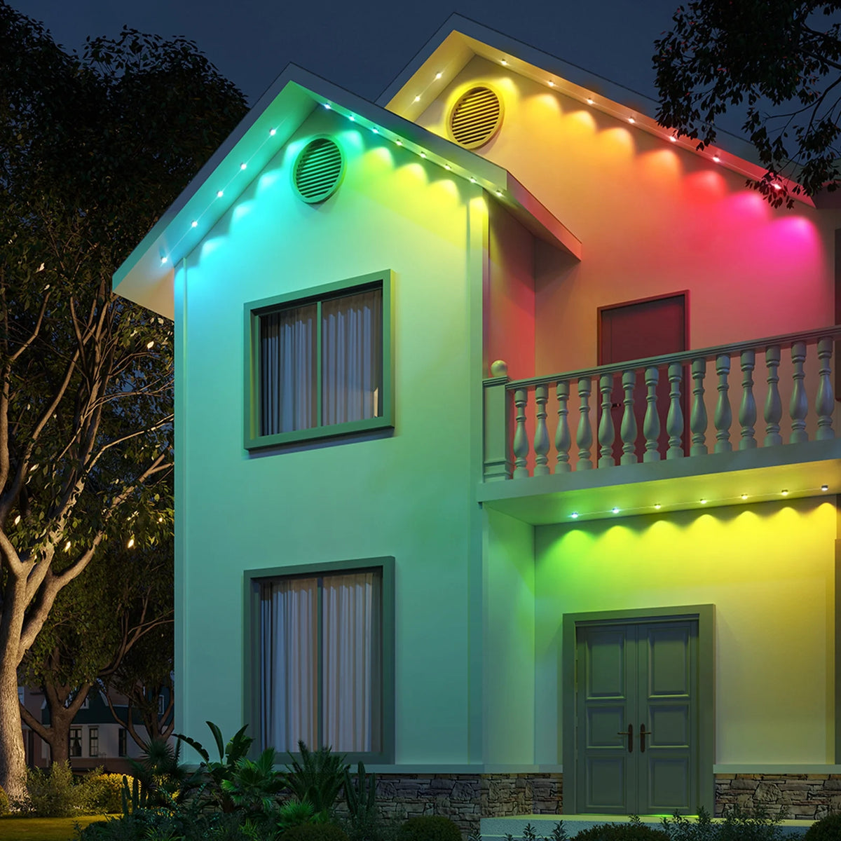Smart Rainbow LED Permanent Outdoor Light