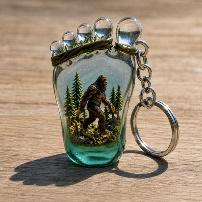 🔥Hot Sale🔥 - 👣Bigfoot Forest Footprint Keychain