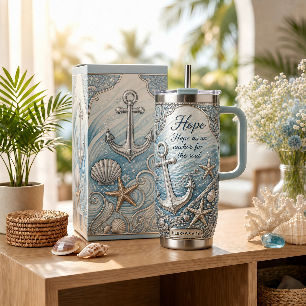 🔥Hot Sale🔥 - ✝️Faith & Hope Inspirational Tumbler