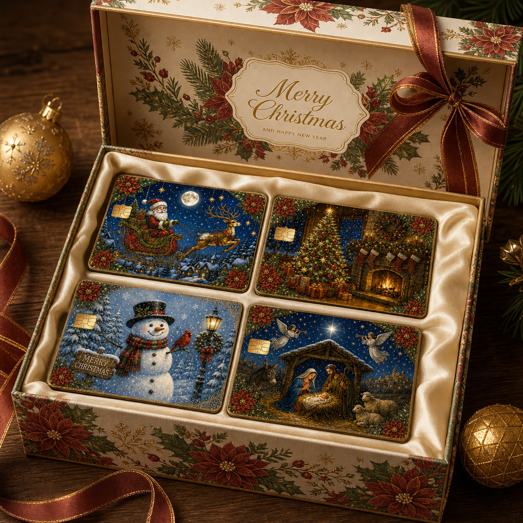 🎄Christmas Credit Card Sticker