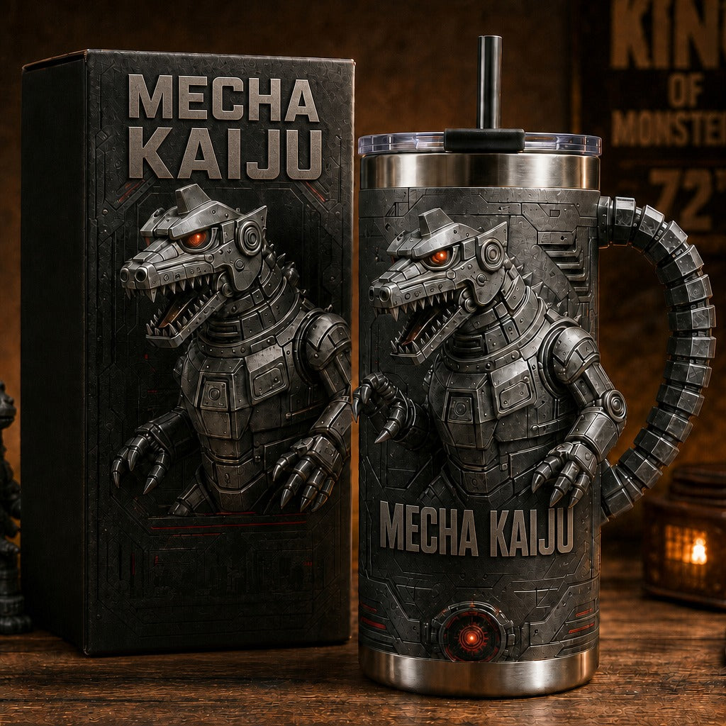 🔥Hot Sale🔥 - Mecha Kaiju Tumbler with Handle