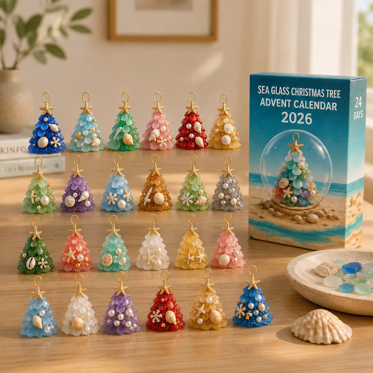 🔥Hot Sale🔥 - Sea Glass Christmas Tree Advent Calendar 2026