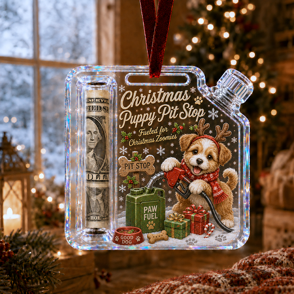 🎄Christmas Cash Gift Ornament - Christmas Eve Keepsake