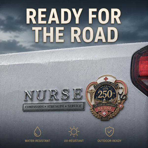 💉Nurse Compassion Strength Service Car Emblem Metal Badge
