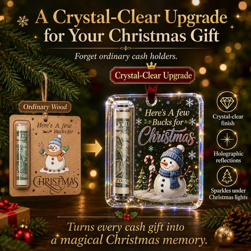 🔥Hot Sale🔥 - 🎄Christmas Cash Gift Ornament- Make Cash Feel Like A Real Christmas Gift💵