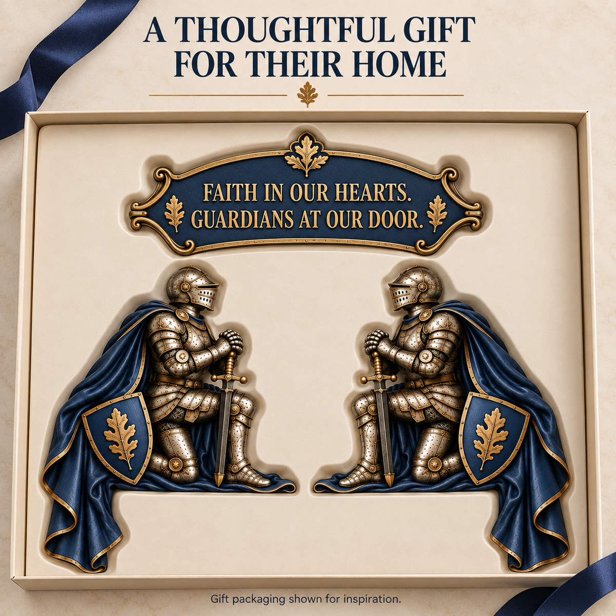 "Guardians at Our Door" – Epic Medieval Knight Door Frame Decor Set 🛡️🏰