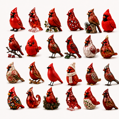 🔥Last 50pcs✨Cardinal Christmas 24-Day Countdown Calendar – Limited Anniversary Edition
