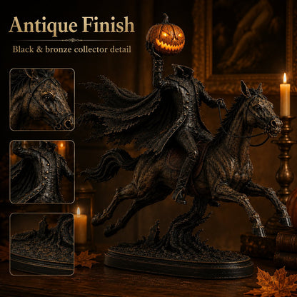 🔥Hot Sale🔥 - 🎃🏇Midnight Chase Headless Horseman Statue