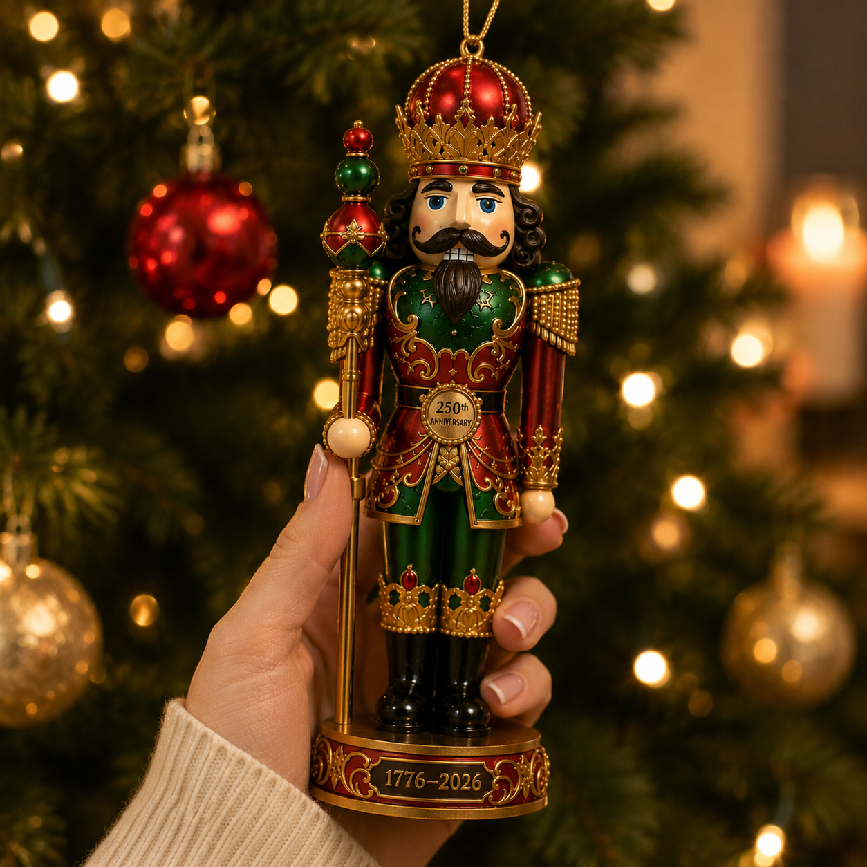 🔥2026 America 250th Anniversary Royal Nutcracker King Christmas Ornament