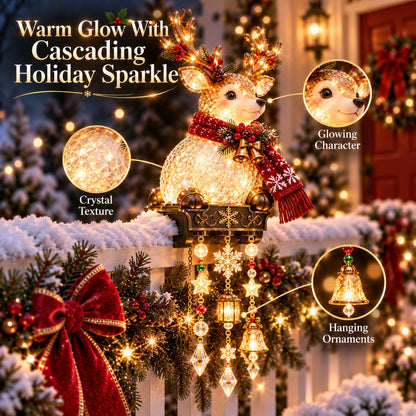 🔥Hot Sale🔥 -🎄 Christmas Porch Railing Lights – 4 Festive Character Designs