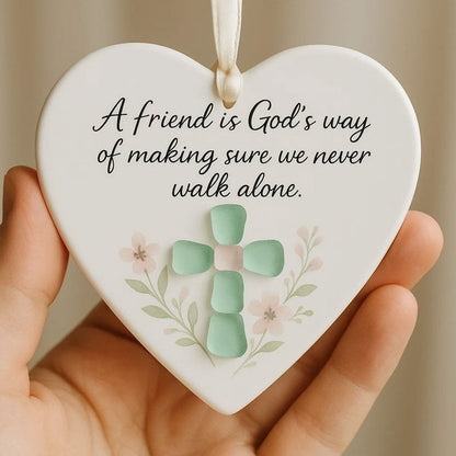 💝Hot Sale❤️ - Heart-Shaped  Friendship Decor🌊✨ Shaped by Nature & Crafted by Hand