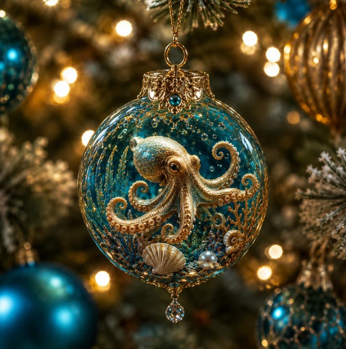 🌊 Ocean Wonderland Christmas Ornaments
