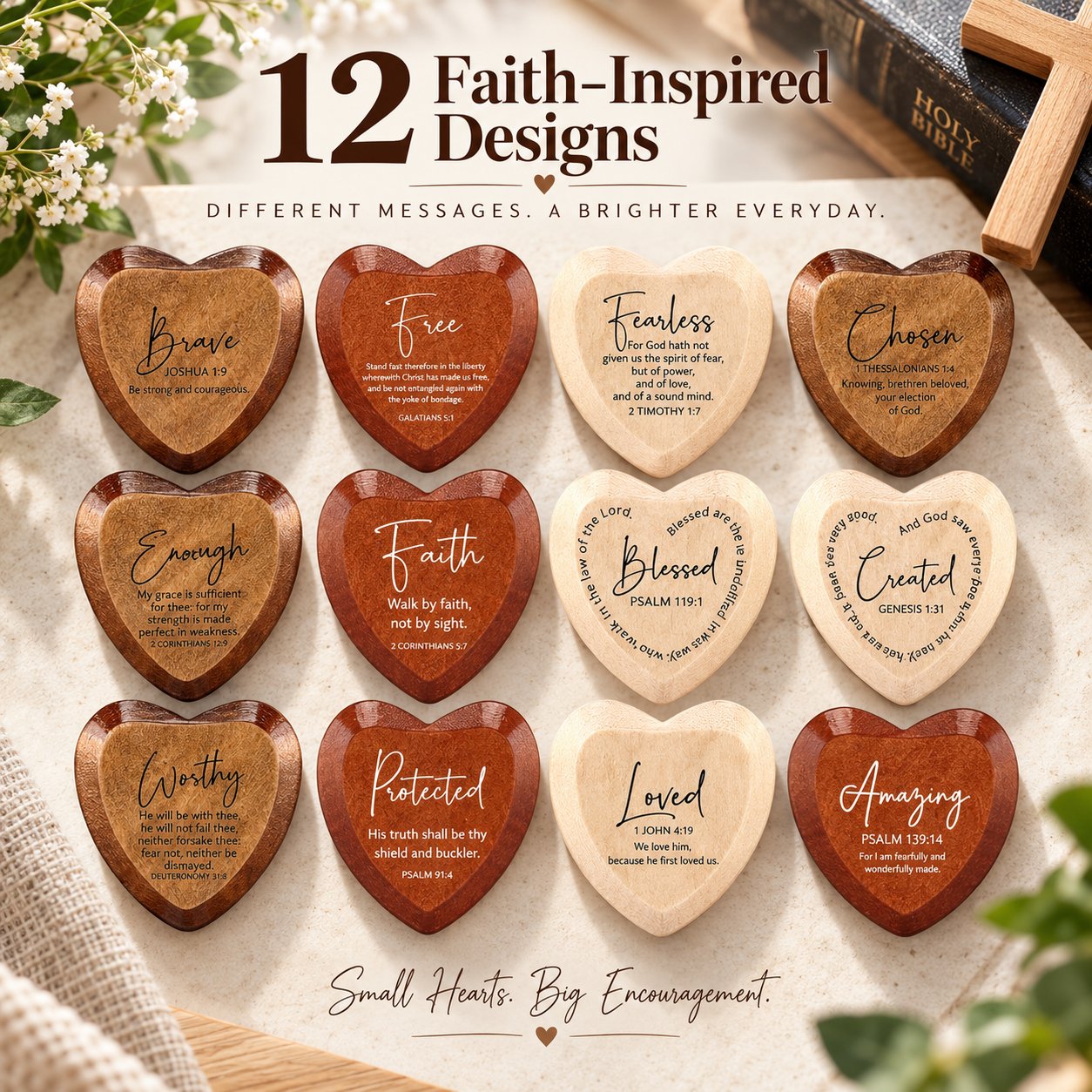 🔥Hot Sale🔥 - ✝️ Christian Pocket Heart Gift Set(Set of 12)