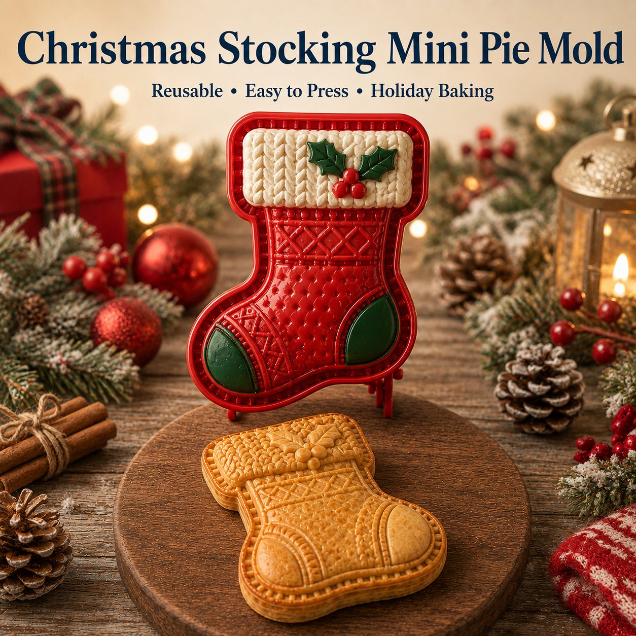 🔥Hot Sale🔥  - 🎄Christmas Mini Pie Mold Collection 🥧✨