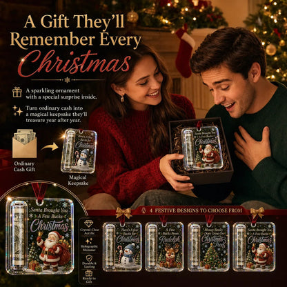 🔥Hot Sale🔥 - 🎄Christmas Cash Gift Ornament- Make Cash Feel Like A Real Christmas Gift💵
