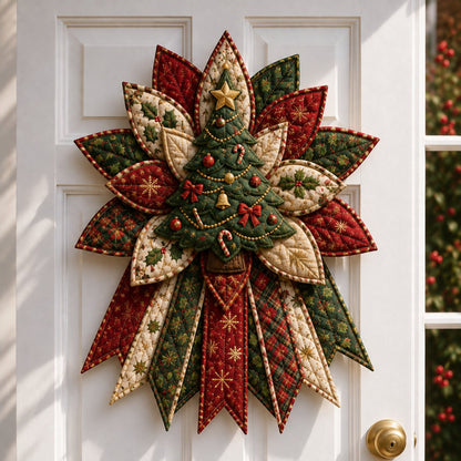🔥Last 20 Pcs🔥 - 🎄Festive Quilted Christmas Door Hanging DIY Sewing Kit