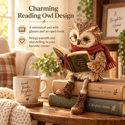 🦉 Reading Owl Figurine