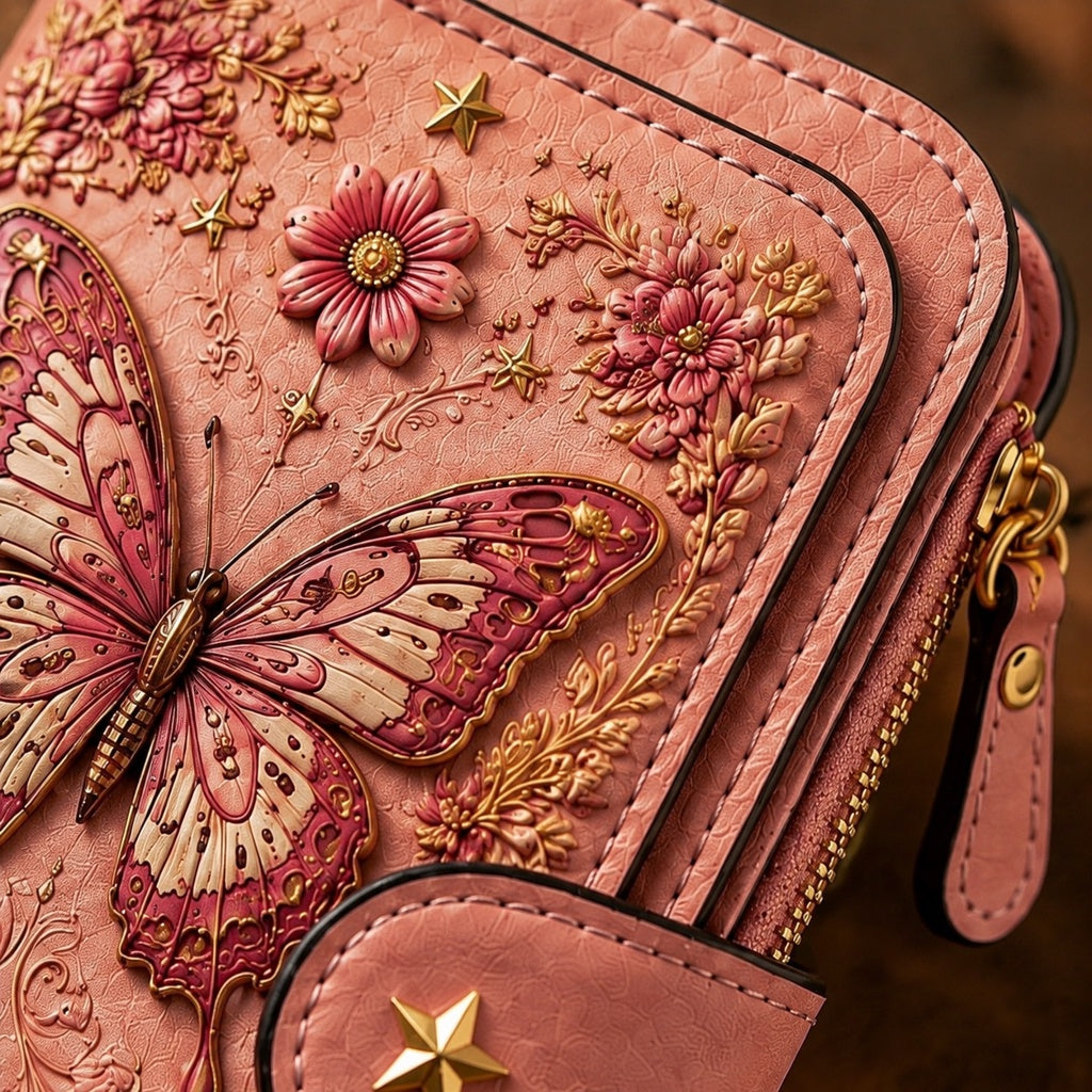 Vintage Country Glamour Embossed Wallet