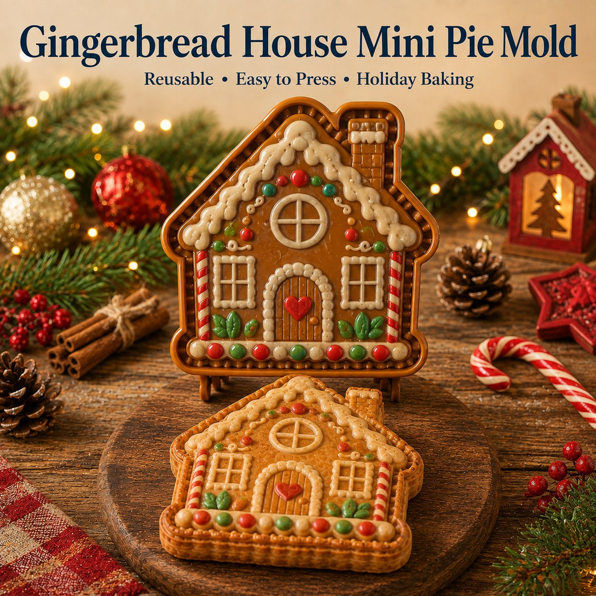 🔥Hot Sale🔥  - 🎄Christmas Mini Pie Mold Collection 🥧✨