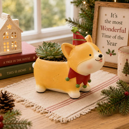 🌿Whimsical Christmas Animal Succulent Planters