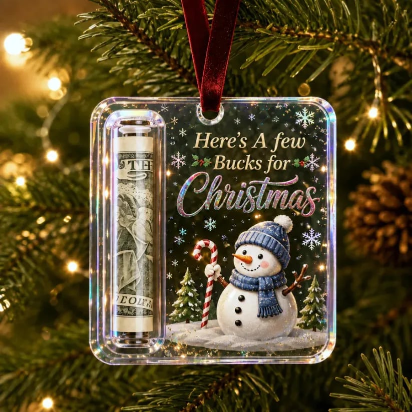 🔥Hot Sale🔥 - 🎄Christmas Cash Gift Ornament- Make Cash Feel Like A Real Christmas Gift💵