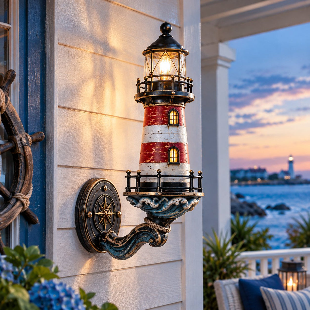 🔥Hot Sale🔥 - 🌊Vintage Coastal Lighthouse Wall Light
