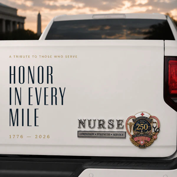💉Nurse Compassion Strength Service Car Emblem Metal Badge