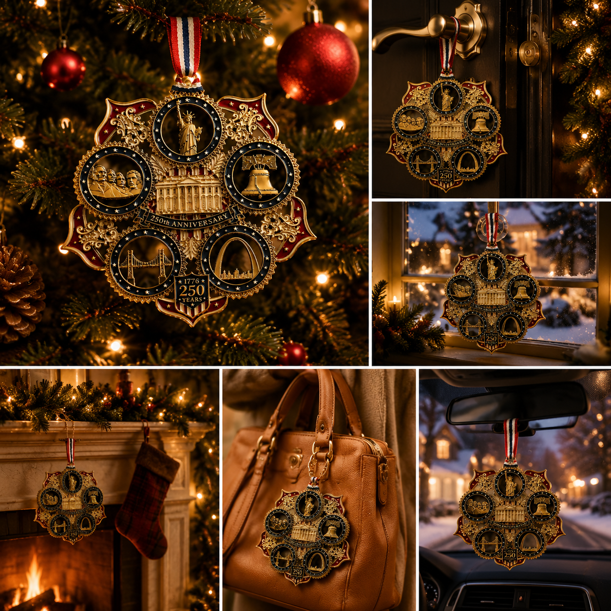 Last 30pcs🔥250th Anniversary Christmas Tree Ornament