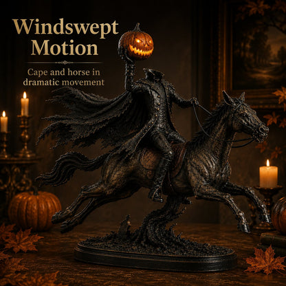 🔥Hot Sale🔥 - 🎃🏇Midnight Chase Headless Horseman Statue