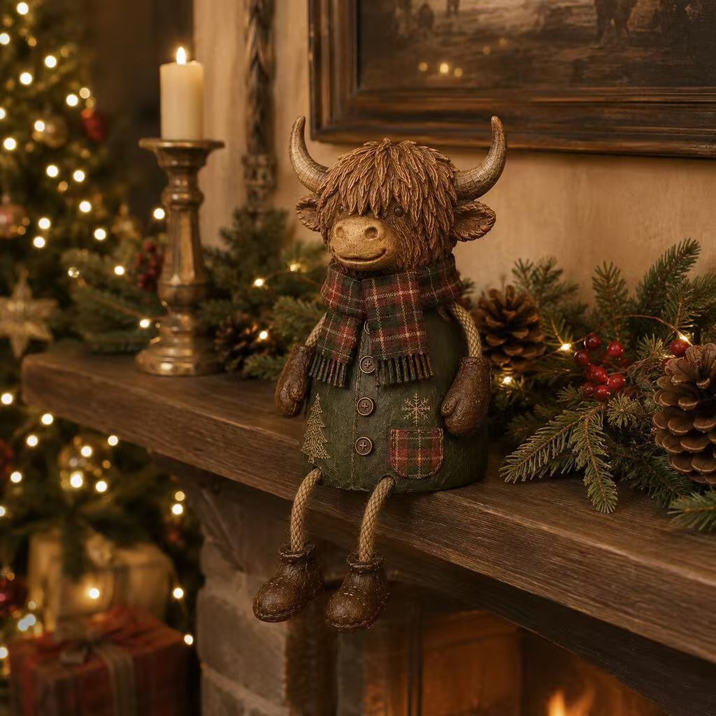 🐶🎄 Vintage Christmas Dachshund Shelf Sitter