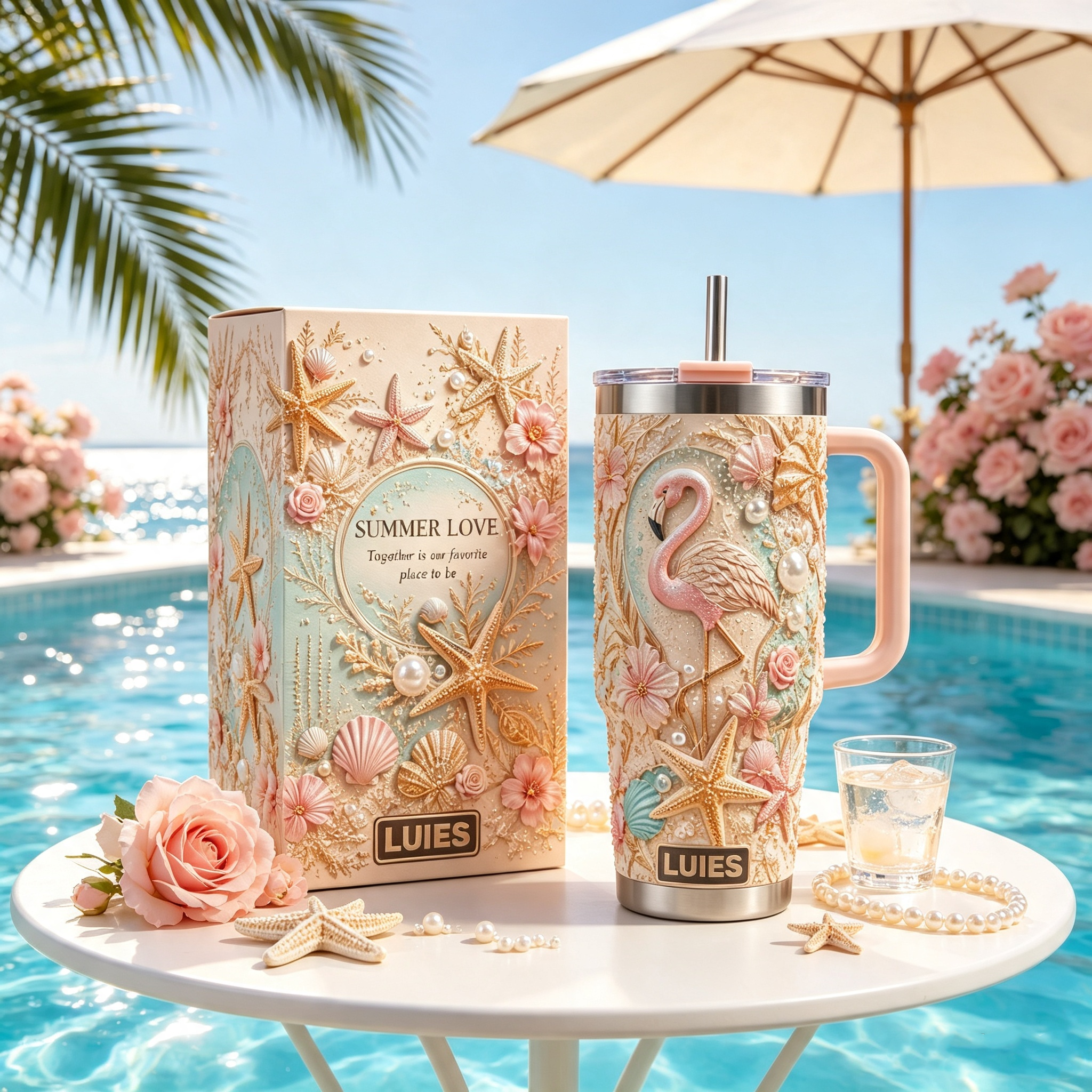 🔥Hot Sale🔥 - 💕 Personalized Summer Love Tumbler – A Sweet Gift Made Just for You