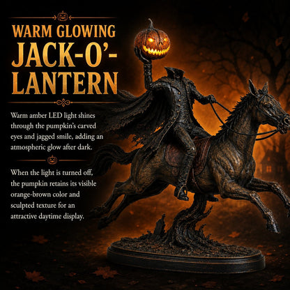 🔥Hot Sale🔥 - 🎃🏇Midnight Chase Headless Horseman Statue