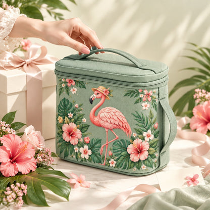 🦩Tropical Flamingo Insulated Lunch Bag