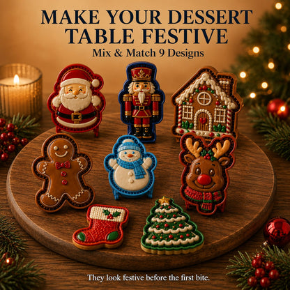 🔥Hot Sale🔥  - 🎄Christmas Mini Pie Mold Collection 🥧✨