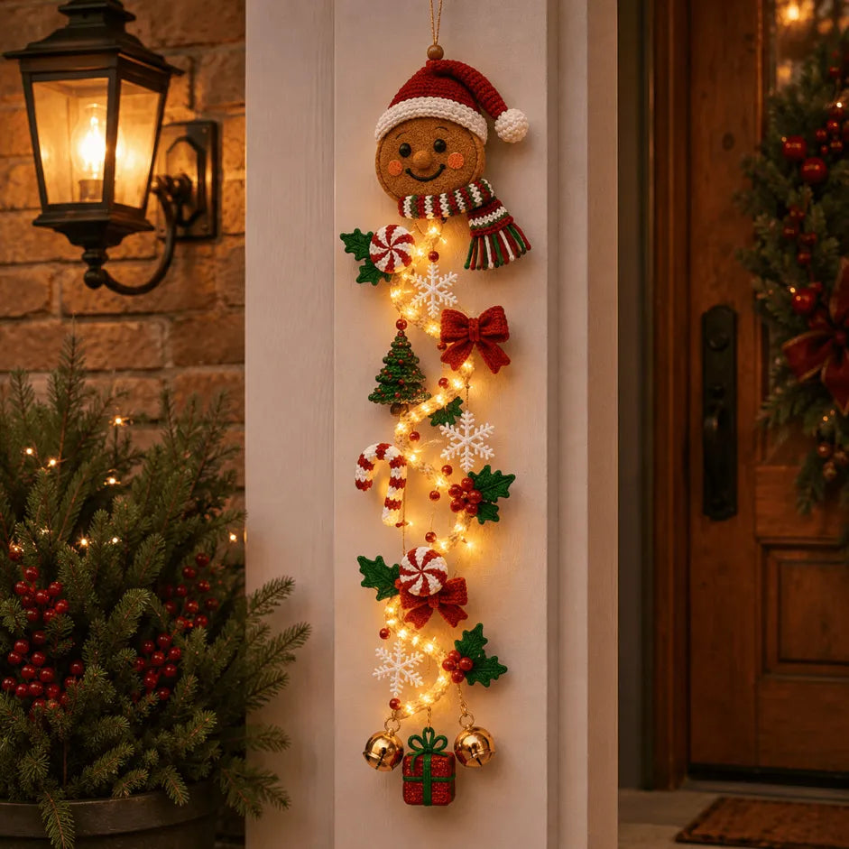 🎅Glowing Christmas Door Hanger