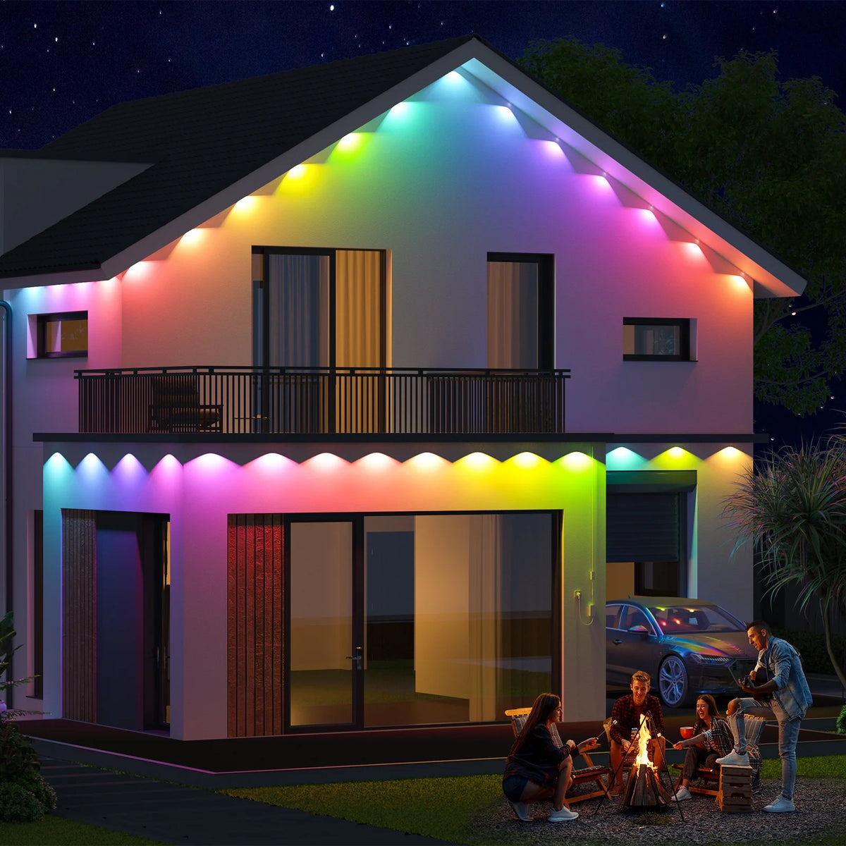 Smart Rainbow LED Permanent Outdoor Light