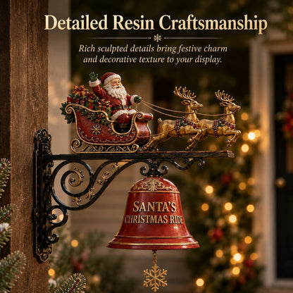 🎅 Santa Sleigh with Reindeer & Bell