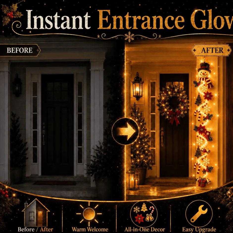 🎅Glowing Christmas Door Hanger
