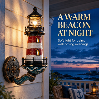 🔥Hot Sale🔥 - 🌊Vintage Coastal Lighthouse Wall Light