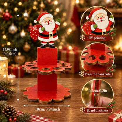 Christmas Tabletop Wooden Money Holder 🎁